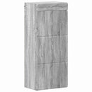 vidaXL Fürdőszoba bútor szett TULUM 5 pcs Szürke Sonoma