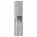 vidaXL Fürdőszoba bútor szett TULUM 5 pcs Szürke Sonoma