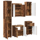 vidaXL Fürdőszoba bútor szett TULUM 5 pcs Öreg fa 60 x 34 x 63 cm