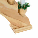 vidaXL Karácsonyi gyertyatartó ív 10 LED gyertyával 3 pcs Barna