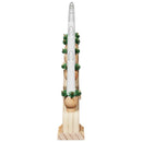 vidaXL Karácsonyi gyertyatartó ív 10 LED gyertyával 3 pcs Barna