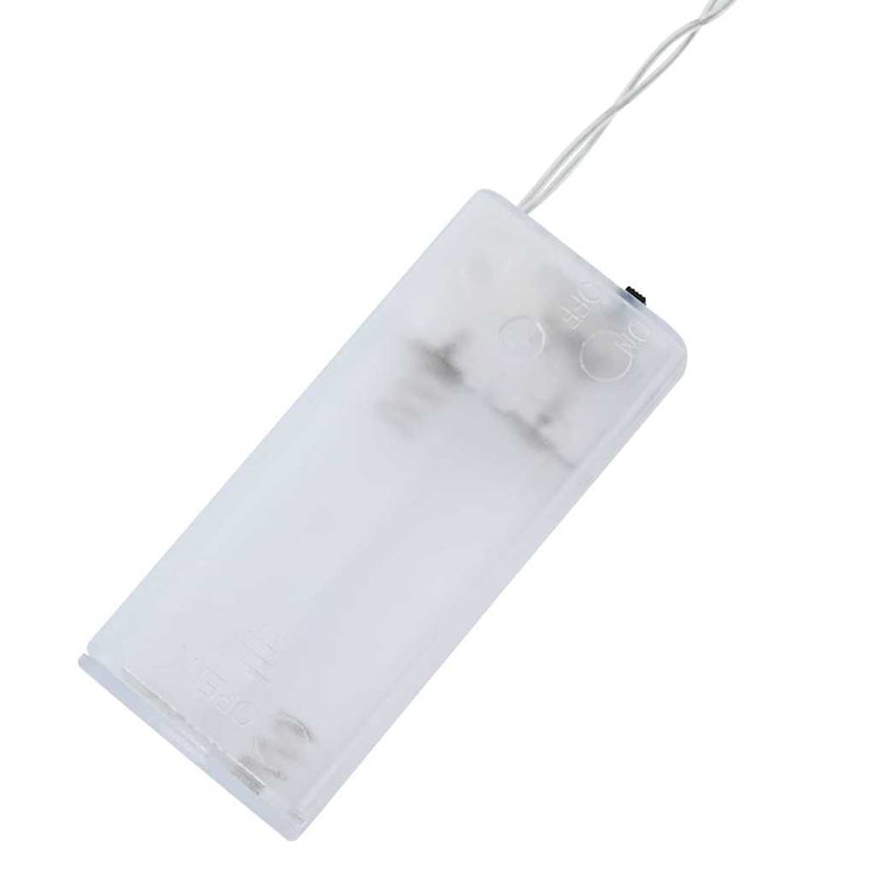 vidaXL Karácsonyi gyertyatartó ív 10 LED gyertyával Piros