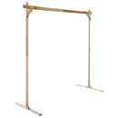 vidaXL Esküvői Ív Világos Barna 225 x 95 x 226 cm Tömör fenyőfa