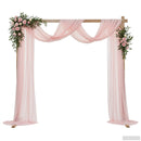 vidaXL Esküvői Ív Világos Barna 225 x 95 x 226 cm Tömör fenyőfa