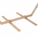 vidaXL Esküvői Ív Világos Barna 221 x 92 x 216 cm Tömör fenyőfa