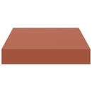 vidaXL Falpolc Falra szerelhető 2 pcs Piros 23 x 23,5 x 4 cm Faanyag