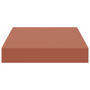 vidaXL Falpolc Falra szerelhető 2 pcs Piros 23 x 23,5 x 4 cm Faanyag