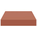 vidaXL Falpolc Falra szerelhető 2 pcs Piros 23 x 23,5 x 4 cm Faanyag