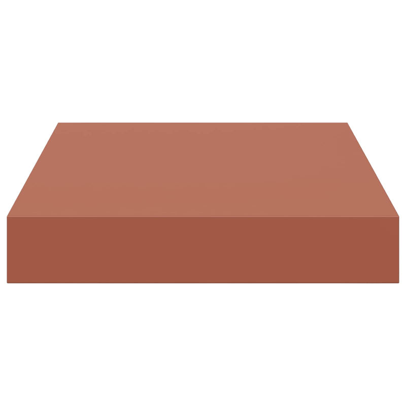 vidaXL Falpolc Falra szerelhető 2 pcs Piros 23 x 23,5 x 4 cm Faanyag