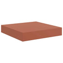 vidaXL Falpolc Falra szerelhető 4 pcs Piros 23 x 23,5 x 4 cm Faanyag