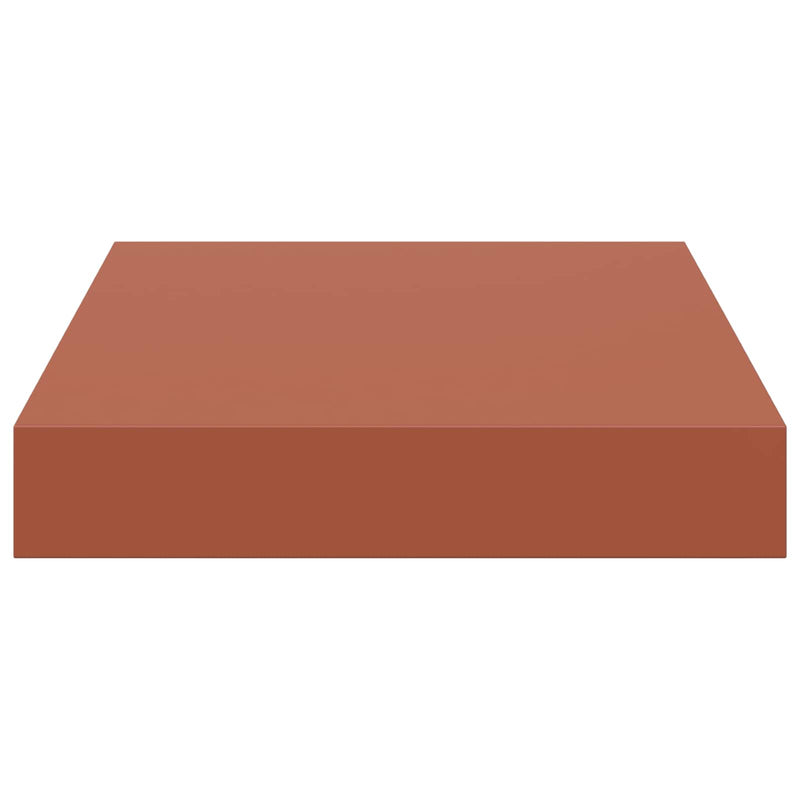 vidaXL Falpolc Falra szerelhető 4 pcs Piros 23 x 23,5 x 4 cm Faanyag