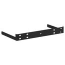 vidaXL Falpolc Falra szerelhető Piros 40 x 23,5 x 4 cm Faanyag