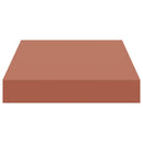 vidaXL Falpolc Falra szerelhető Piros 40 x 23,5 x 4 cm Faanyag