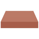 vidaXL Falpolc Falra szerelhető 2 pcs Piros 40 x 23,5 x 4 cm Faanyag