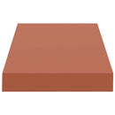 vidaXL Falpolc Falra szerelhető tárolóval Piros 50 x 23 x 4 cm Faanyag