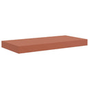 vidaXL Falpolc Falra szerelhető 4 pcs Piros 50 x 23 x 4 cm Faanyag