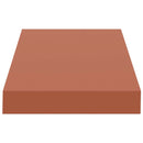 vidaXL Falpolc Falra szerelhető 4 pcs Piros 50 x 23 x 4 cm Faanyag