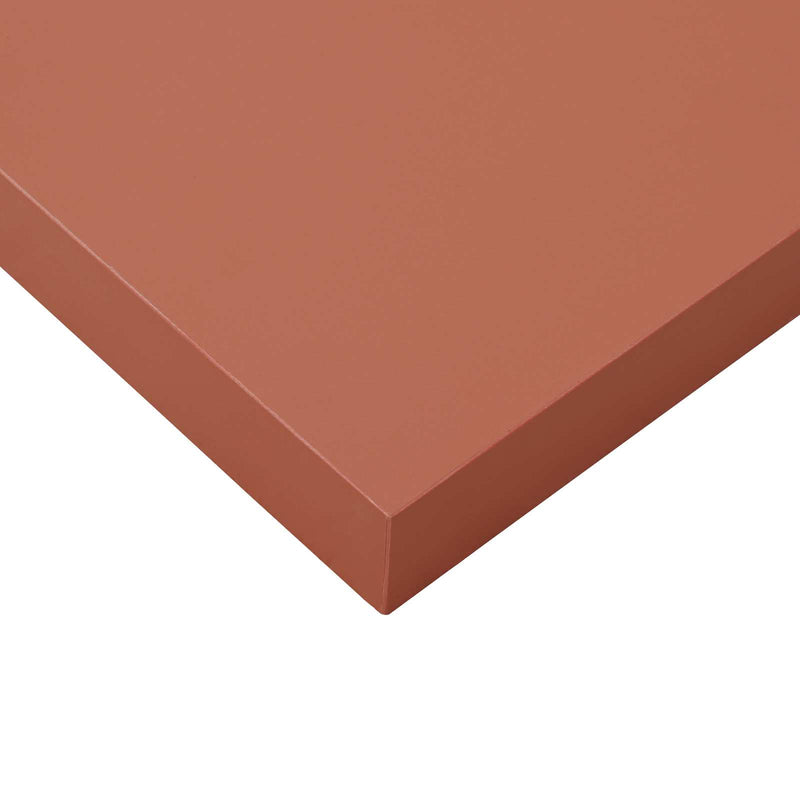 vidaXL Falpolc Falra szerelhető 4 pcs Piros 50 x 23 x 4 cm Faanyag