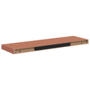 vidaXL Falpolc Falra szerelhető 2 pcs Piros 80 x 23,5 x 4 cm Faanyag