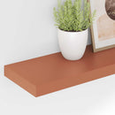 vidaXL Falpolc Falra szerelhető Piros 90 x 23,5 x 4 cm Faanyag