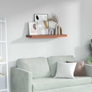 vidaXL Falpolc Falra szerelhető Piros 90 x 23,5 x 4 cm Faanyag