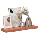 vidaXL Falpolc Falra szerelhető Piros 90 x 23,5 x 4 cm Faanyag