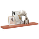 vidaXL Falpolc Falra szerelhető Piros 120 x 23,5 x 4 cm Faanyag