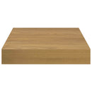 vidaXL Falpolc Falra szerelhető Barna 23 x 23,5 x 4 cm Faanyag