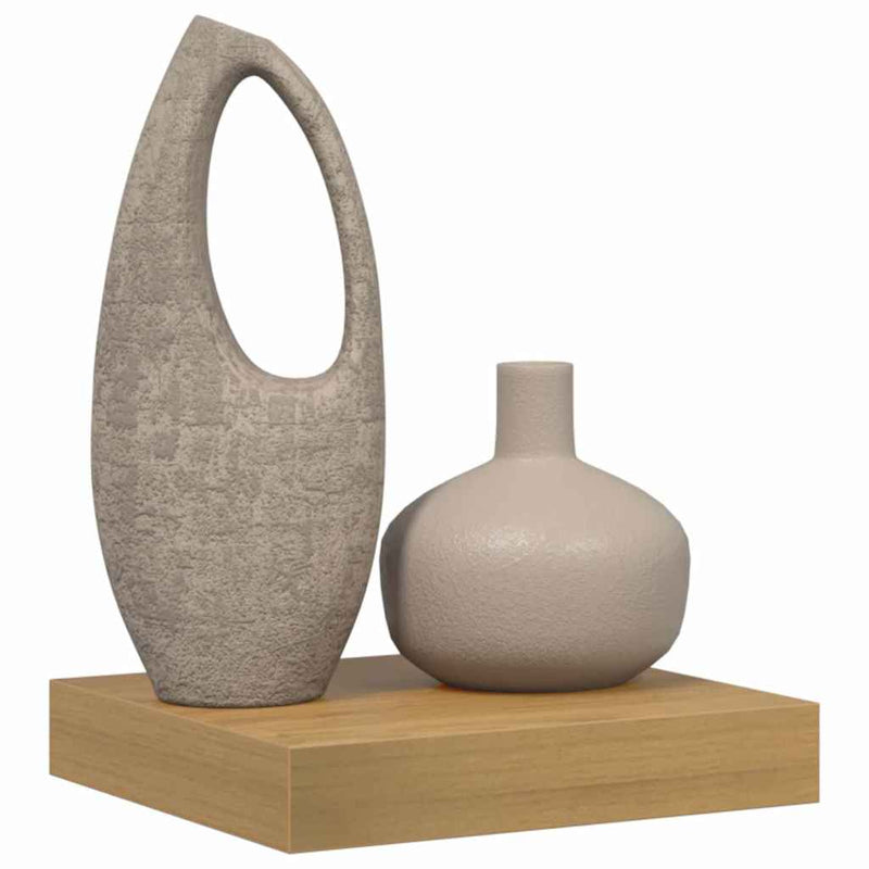 vidaXL Falpolc Falra szerelhető Barna 23 x 23,5 x 4 cm Faanyag