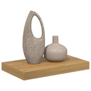 vidaXL Falpolc Falra szerelhető Barna 40 x 23,5 x 3,8 cm Szerelt Fa
