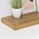 vidaXL Falpolc 4 db Barna 40 x 23,5 x 3,8 cm Szerelt Fa