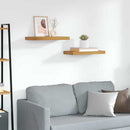 vidaXL Falpolc 2 db Barna 50 x 23,5 x 3,8 cm Szerelt Fa