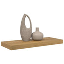 vidaXL Falpolc Falra szerelhető tárolóval Barna 60 x 23 x 4 cm Faanyag