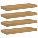 vidaXL Falpolc Falra szerelhető 4 pcs Barna 50 x 23 x 4 cm Faanyag