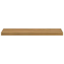 vidaXL Falpolc Falra szerelhető Barna 80 x 23,5 x 4 cm Faanyag