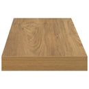 vidaXL Falpolc Falra szerelhető 4 pcs Barna 90 x 23,5 x 4 cm Faanyag