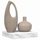 vidaXL Falpolc Falra szerelhető Fehér márvány 23 x 23,5 x 4 cm Faanyag