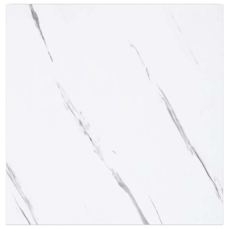 vidaXL Falpolc tárolóval 4 pcs Fehér márvány 23 x 23,5 x 4 cm Faanyag