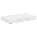 vidaXL Falpolc tárolóval 4 pcs Fehér márvány 40 x 23,5 x 4 cm Faanyag