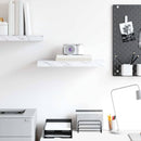 vidaXL Falpolc Falra szerelhető Fehér márvány 50 x 23 x 4 cm Faanyag