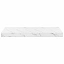 vidaXL Falpolc Falra szerelhető Fehér márvány 50 x 23 x 4 cm Faanyag