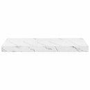 vidaXL Falpolc Falra szerelhető Fehér márvány 60 x 23,5 x 3,8 cm