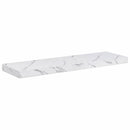 vidaXL Falpolc tárolóval 2 pcs Fehér márvány 90 x 23,5 x 4 cm Faanyag
