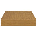 vidaXL Falpolc Falra szerelhető 2 pcs Bézs 23 x 23,5 x 4 cm Faanyag