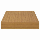vidaXL Falpolc Falra szerelhető 2 pcs Bézs 40 x 23,5 x 4 cm Faanyag