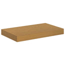 vidaXL Falpolc Falra szerelhető 4 pcs Bézs 40 x 23,5 x 4 cm Faanyag