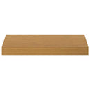 vidaXL Falpolc Falra szerelhető 4 pcs Bézs 40 x 23,5 x 4 cm Faanyag