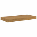 vidaXL Falpolc Falra szerelhető tárolóval Bézs 50 x 23 x 4 cm Faanyag