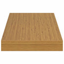 vidaXL Falpolc Falra szerelhető tárolóval Bézs 50 x 23 x 4 cm Faanyag