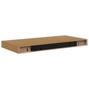vidaXL Falpolc Falra szerelhető 4 pcs Bézs 50 x 23,5 x 4 cm Faanyag